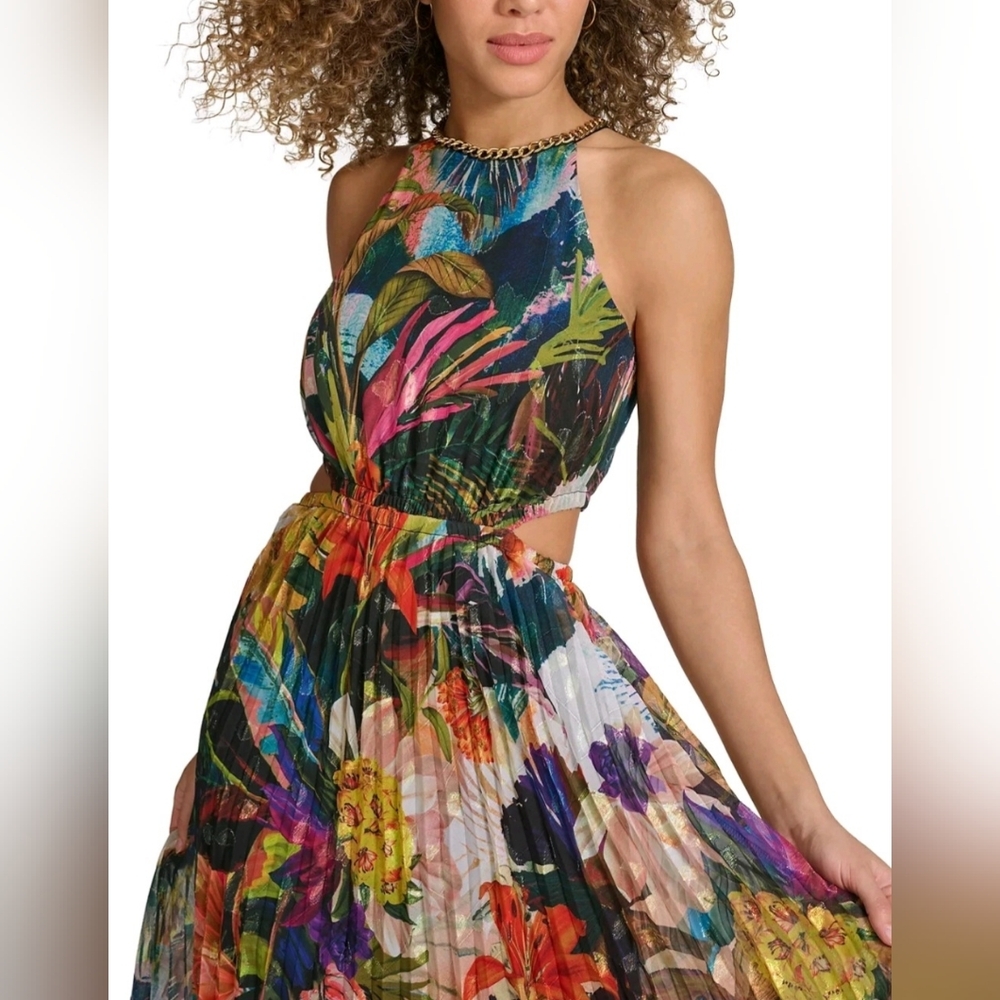 Siena Studio Vibrant Floral Maxi Dress